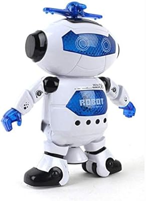 Robot électronique musical astronaute intelligent marchant et dansant avec un don de lumière