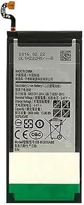 Batterie de remplacement compatible avec samsung galaxy s7 edge blanc
