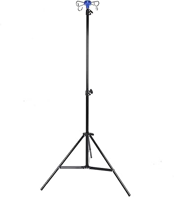Support de sac d'égouttement colonne av durable léger pliable pour les soins