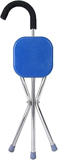 Canne de marche ergonomique pliante avec trépied, canne de marche à condensation