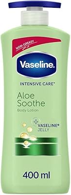 Lait corporel vaseline à l'extrait d'aloe vera apaisant, 400 ml