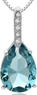 Collier plaqué or en argent sterling 925 incrusté de cristaux swarovski et pendentif