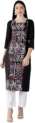 Kurta pour femme en tissu crêpe vpk1619a et coupe a-line de vamsi