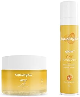 Aqualogica protect & brighten duo crème solaire (50g) | gel hydratant (50g)