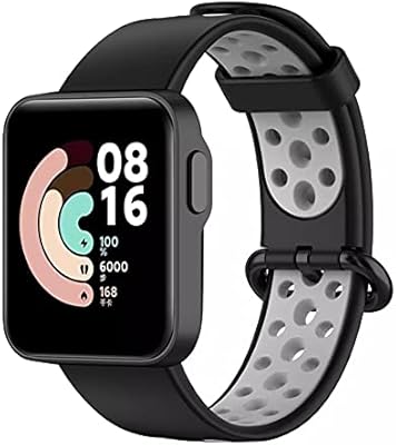 Bande de rechange en silicone dado compatible avec mi smart watch lite, bande