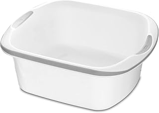 Grande marmite rectangulaire addis premium avec poignée souple, capacité 9,5 litres, blanc