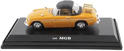 1:43 mgb (soft surface) dahial jaune - optimum diecast - motor city classics
