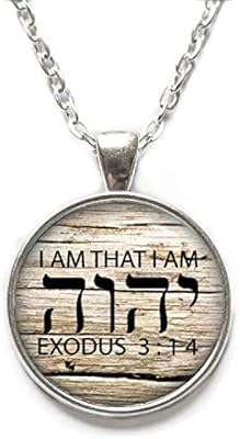 Collier symbole tétragramme ni36uo0qitian0ozaap pendentif de jéhovah cadeau pour collègue pour lui