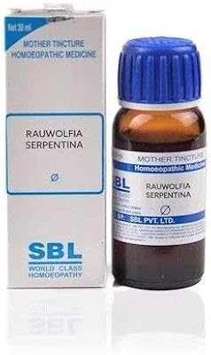 Sbl homéopathie q rauwolfia serpentina m teinture (30 ml) d'export mall
