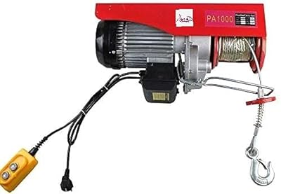 Palan électrique abbasali 200kg/600kg/800kg/1000kg, palan électrique aérien télécommandé, atelier de voiture, garage (1000kg)