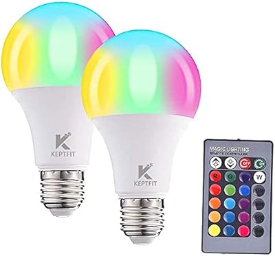 Ampoule led keepfit à changement de couleur avec télécommande 10 w