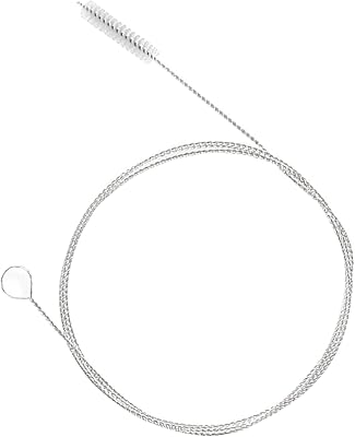 Aikind nettoyeur de canalisations extra long, brosse flexible en nylon et acier inoxydable