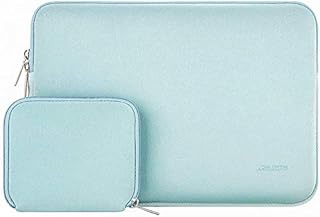 Sac étanche pour ordinateur portable mosiso avec petit sac pour accessoires, vert menthe