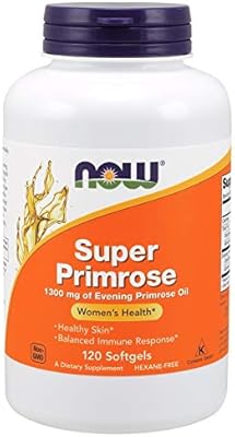 Super primevère, 1300 mg - 120 gélules de now foods m