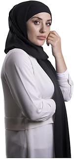 Hijab avec nœud châle avec emmaillotage attaché bandeau en coton et mousseline