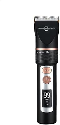Tondeuse à cheveux rechargeable avec écran lcd pour hommes, femmes et enfants, kit