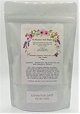Poudre d'argile de lave marocaine rassoul (lotion) | 16 oz 1 lb |