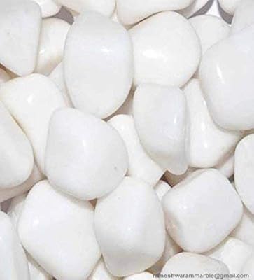 Galets de rivière décoratifs royal sapphire - pierres blanches naturelles utilisées dans la verrerie,