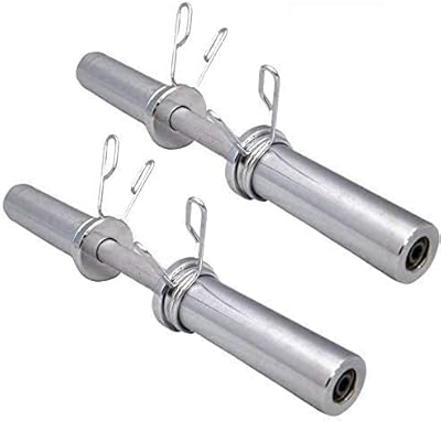 Barre d'haltères olympique chromée x-max strength pour haltérophilie en salle de sport, 1