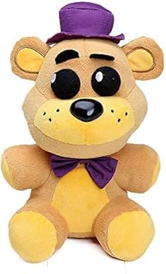 Mignonne poupée en peluche freddy hat violet doré de 10 pouces - adorable jouet en peluche freddy bear - pour les amateurs de jouets - peluche d soft dolls cadeaux d'anniversaire pour enfants filles garçons. Diaytar : La plateforme qui démocratise le shopping en ligne au Sénégal