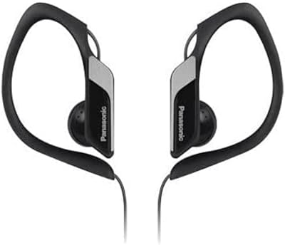 Écouteurs de sport à clipser étanches panasonic rp-hs34e-k - noir