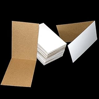 120 pochettes en carton pliées à plat, 3" x 4,5", dossiers pour cartes