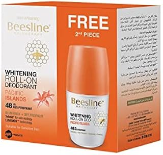 Déodorant à bille blanchissant au parfum beesline pacific island 50 ml, 2 pièces