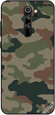 Housse de protection pour xiaomi redmi note 8 pro avec motif camouflage