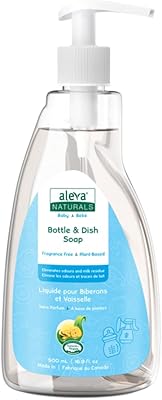 Bouteille et plat de liquide sans parfum aleva naturals 500 ml, 1 pièce
