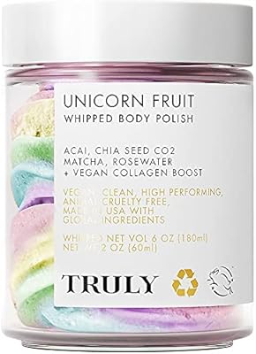 Crème hydratante pour le corps fouettée aux fruits de licorne enrichie en matcha
