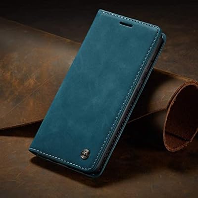Housse de protection en cuir pliable, design portefeuille avec porte-cartes compatible avec le téléphone