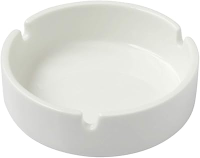 Cendrier rond sanex orion en porcelaine et céramique pour intérieur extérieur