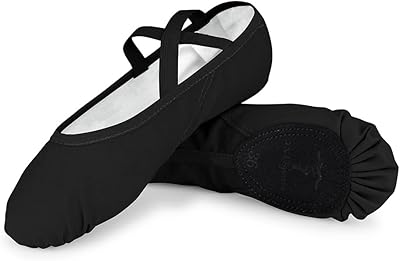 Chaussures de ballet pour femmes et filles, ballerines en toile, rose clair