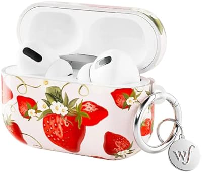 Étui de protection complète wildflower en édition limitée pour airpods pro avec porte-clés