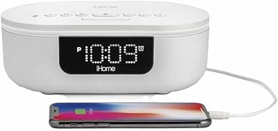 Haut-parleur bluetooth ihome health power uvc pro avec réveil gradation automatique et double
