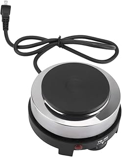 Mini plaque chauffante électrique ecv chauffe-théière 500 w cuisinière multifonction chauffe-café pour collège-maison-camp