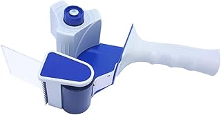 Dévidoir de ruban d'emballage en forme de pistolet, durable, intelligent et permettant de gagner du temps pour sceller, transporter et emballer de grandes boîtes avec du ruban de 2" de largeur, une lame de coupe de ruban et un chargement latéral. Diaytar Sénégal : Achetez plus, dépensez moins