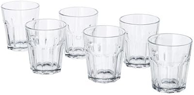 Verre snap ikea de bukal - verre transparent / paquet de 6