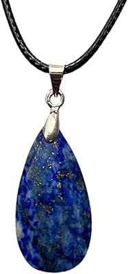 Pendentif en forme de goutte 25 x 15 cm lapis-lazuli taille