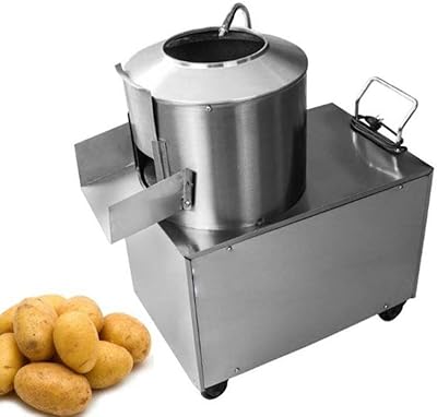 Éplucheur de pommes de terre commercial 1500 w 200 kg-h lave-pommes automatique
