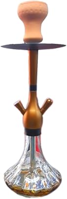 Ensemble de narguilé arabe traditionnel et moderne youtu, fabriqué en métal et silicone