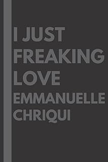 J'adore emmanuelle chriqui : carnet de notes ligné cadeau d'anniversaire pour les amoureux