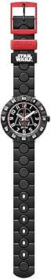Montre flik flak kids spring 2018 avec bracelet à quartz en plastique, noir