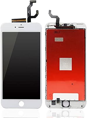 Ensemble numériseur d'écran tactile lcd de remplacement pour téléphone (iphone 6 plus, blanc)