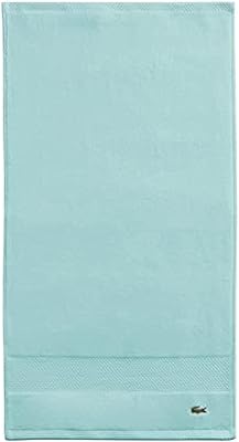 Serviette à main en coton supima lacoste heritage, vert clair, 16" x 30