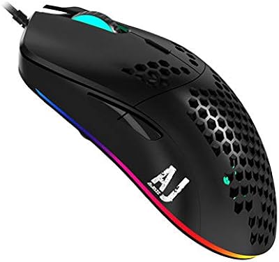 Souris de jeu filaire usb ajaz aj390 avec 7 touches dpi réglables