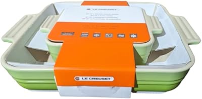 Lot de 2 plats à pâtisserie carrés le creuset 23x23 cm et 14x14