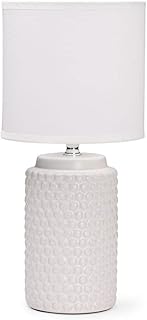 Lampe de table en céramique home r us face - blanc - 5110100201919