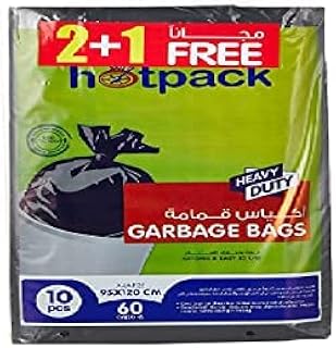 Sacs à ordures hot pack - sacs biodégradables jetables durables, 60 gallons 95