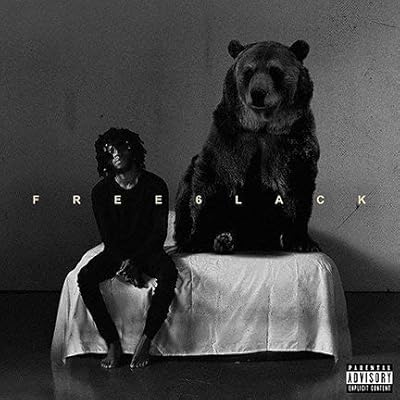 Une affiche roulée épaisse 6lack music free6lack 12 x 12 pouces